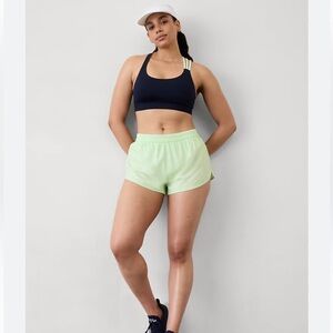Athleta Speedwork Mid Rise 2 1/2” Run Short – Mint Tint ✨💚